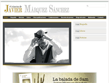 Tablet Screenshot of javiermarquezsanchez.com